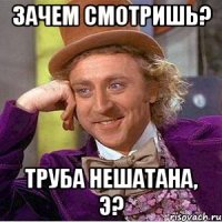 зачем смотришь? труба нешатана, э?