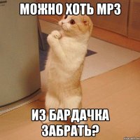 можно хоть мр3 из бардачка забрать?