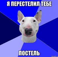 я перестелил тебе постель