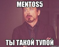 mentos5 ты такой тупой