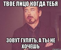 твое лицо когда тебя зовут гулять, а ты не хочешь