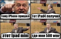 тому iPhone пришел тот iPad4 получил этот Ipad mini где мои 500 wmr