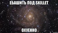 ебашить под skillet охуенно