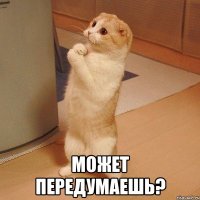  может передумаешь?