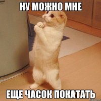 ну можно мне еще часок покатать