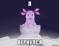 я вернулся