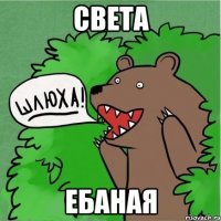 света ебаная