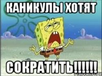 каникулы хотят сократить!!!