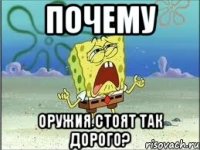 почему оружия стоят так дорого?