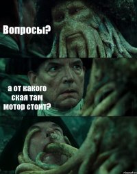 Вопросы? а от какого ская там мотор стоит? 