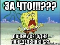 за что!!!??? почему сегодня понедельник!!!??