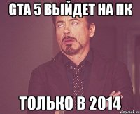 gta 5 выйдет на пк только в 2014