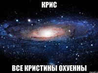 крис все кристины охуенны