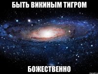 быть викиным тигром божественно