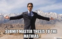  submit master thesis to the mathias