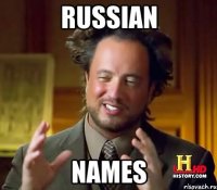 russian names