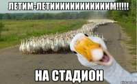 летим-летиииииииииииим!!! на стадион