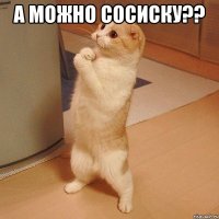 а можно сосиску?? 