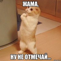 жама, ну не отмечай...