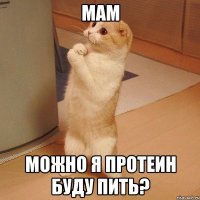 мам можно я протеин буду пить?