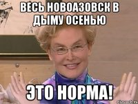 весь новоазовск в дыму осенью это норма!