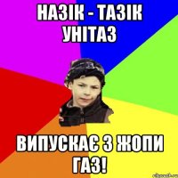 назік - тазік унітаз випускає з жопи газ!