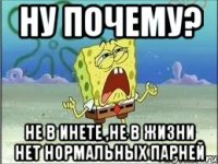 ну почему? не в инете ,не в жизни нет нормальных парней