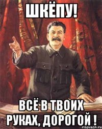 шкёпу! всё в твоих руках, дорогой !