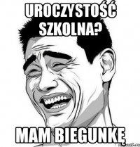 uroczystość szkolna? mam biegunkę