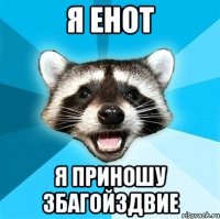 я енот я приношу збагойздвие