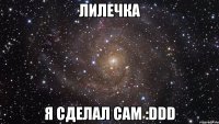 ЛИЛЕЧКА Я СДЕЛАЛ САМ :DDD