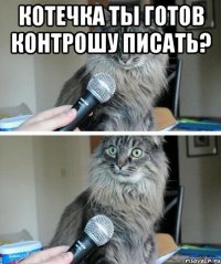 котечка ты готов контрошу писать? 