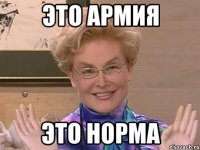 это армия это норма