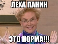 Леха Панин ЭТО НОРМА!!!