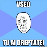 vseo tu ai dreptate!