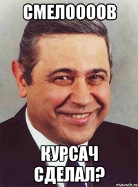 смелоооов курсач сделал?