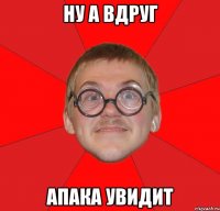 Ну а вдруг апака увидит