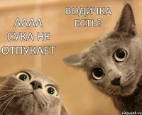 аааа сука не отпукает водичка есть?