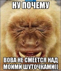 ну почему Вова не смеется над моими шуточками((