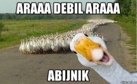 araaa debil araaa abijnik