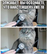 ЭЛИЗАБЕТ, ВЫ ОСОЗНАЕТЕ, ЧТО АНАСТЕЙШЕНУ УЖЕ 18 ЛЕТ!!! 