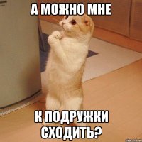 А можно мне к подружки сходить?