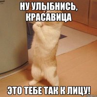 Ну улыбнись, красавица это тебе так к лицу!