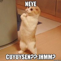 neye Cuyuysen??:)hmm?