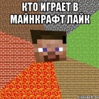 Кто играет в Майнкрафт лайк 