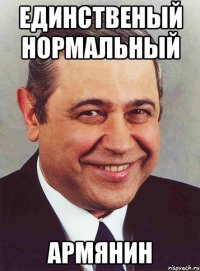 ЕДИНСТВЕНЫЙ НОРМАЛЬНЫЙ АРМЯНИН