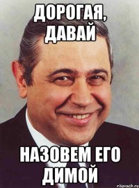 ДОРОГАЯ, ДАВАЙ НАЗОВЕМ ЕГО ДИМОЙ