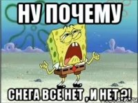 Ну почему снега все нет , и нет ?!