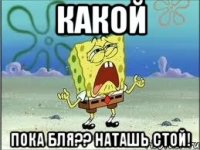 какой пока бля?? наташь стой!