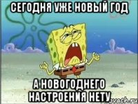 СЕГОДНЯ УЖЕ НОВЫЙ ГОД А НОВОГОДНЕГО НАСТРОЕНИЯ НЕТУ